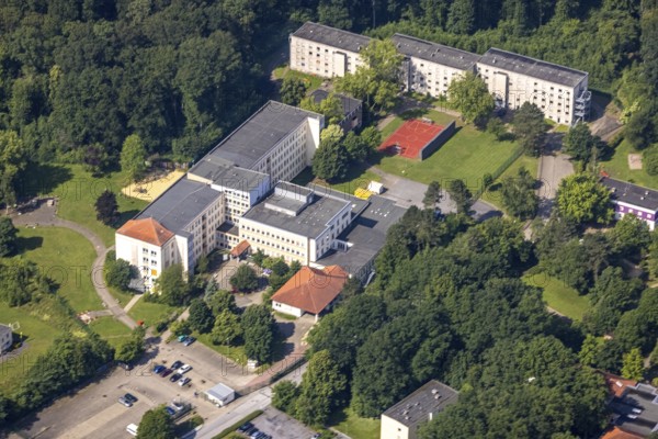 Aerial view, retirement home St. Raphäl, district Nachtigall, Wickede, Sauerland, North Rhine-Westphalia, Germany, retirement home, nursing home, care and nursing, DE, Europe, aerial view, aerial photography, aerial photography, care facility, retirement home, retirement residence, retirement home, senior centre, overview, bird's-eye view, overview