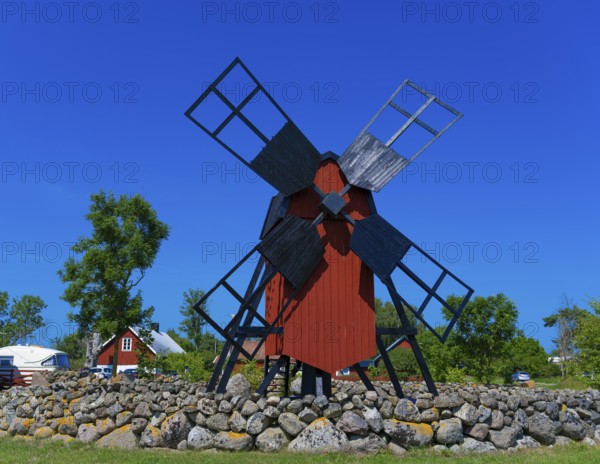 Old windmill, Löttorp-Högby, Öland, Sweden