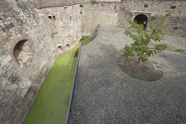 Medieval bastion Cleve, city fortification, wall, Fürstenwall, Magdeburg, Saxony-Anhalt, Germany