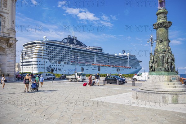 Piazza Unita dItalia in Trieste, Friuli-Venezia Giulia, Italy