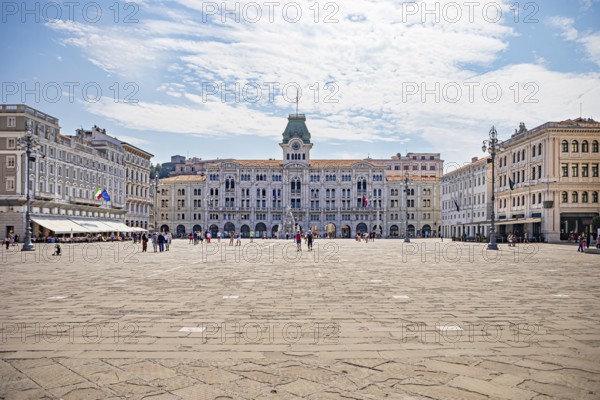 Piazza Unita dItalia in Trieste, Friuli-Venezia Giulia, Italy