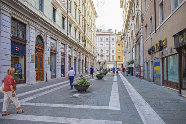 Via San Lazzario of Trieste, Friuli-Venezia Giulia, Italy
