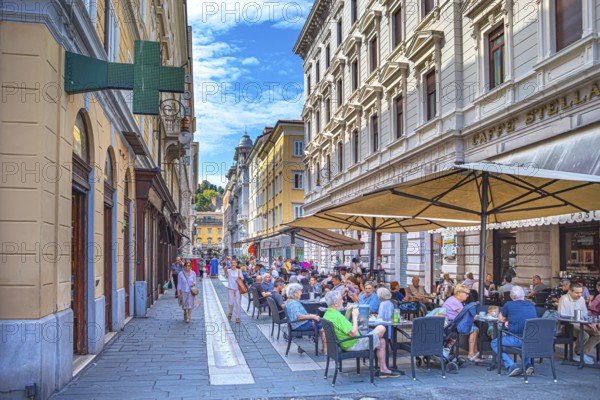 Via Dante Alighieri from Trieste, Friuli-Venezia Giulia, Italy