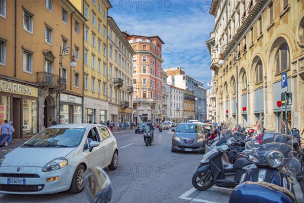 Via San Lazzario of Trieste, Friuli-Venezia Giulia, Italy