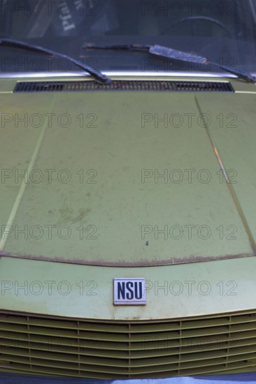 Photograph of the front and bonnet of an NSU RO 80, Hanover, Lower Saxony, Germany