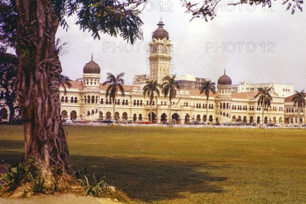 Railway station building, Kuala Lumpur, Malaya, Malaysia, south east Asia 1963 built 1917