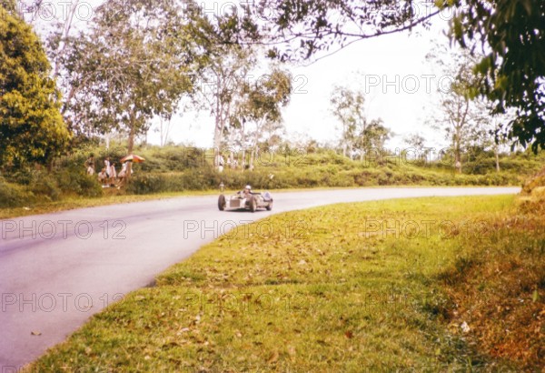 Motor racing event, Gap Hill Climb, Singapore Motor Club, Singapore, south east Asia c 1963