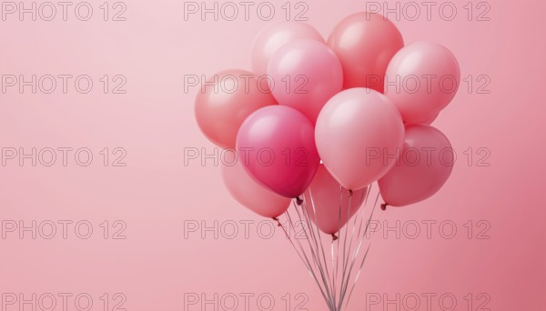 Pastel Studio Is The Place To Be For A Creative Celebration With Pink Party Balloons For Every Occasion Like Valentine'S Day, Weddings, Birthdays, And More, AI generated