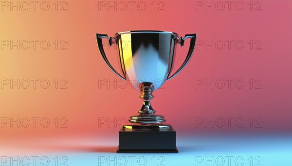 Award Cup Business In Ar: Graphic Representation Of Contest Winners Or Champions For Web Projects And Applications. Out-Of-Stock Object, AI generated