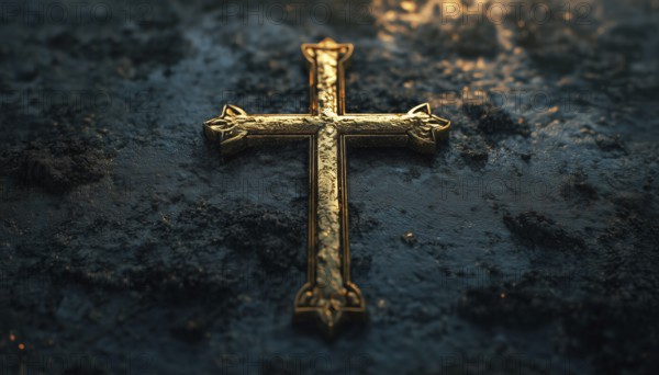 Symbol Of Christianity, Christian Cross, Is A Significant Emblem In Many Religions. It Represents Faith, Love, And Devotion To The Teachings Of Jesus Christ, AI generated