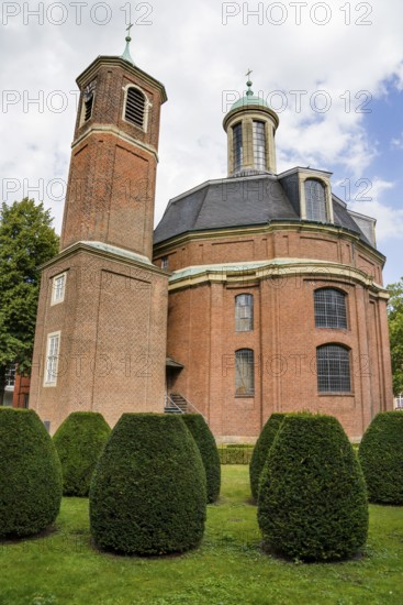 Baroque Clemenskirche church built by Johann Conrad Schlaun, Münster, North Rhine-Westphalia, Germany