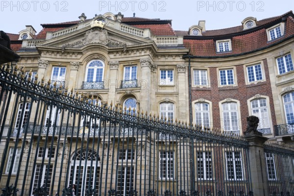 Erbdrostenhof, built between 1753 and 1757 by Johann Conrad Schlaun, Münster, North Rhine-Westphalia, Germany