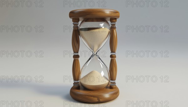 Adorable Hourglass With A Sand-Like Design For Keeping Time Or Decor, Perfect For Clock Enthusiasts And Home Decor, AI generated
