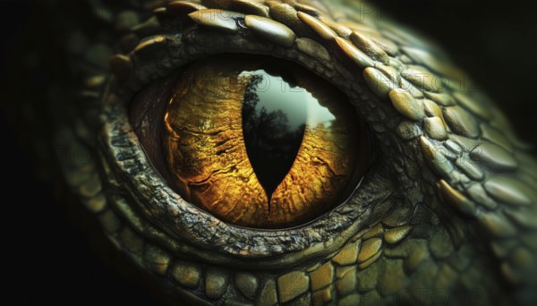 Download The Reptile Eye Ball Logo For Your Designs. Get This Unique Logo Featuring A Reptile'S Eye Ball By Downloading It Now. Perfect For Various Design Projects, AI generated