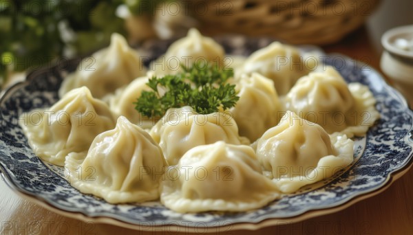 Authentic Turkish Cuisine: Unveiling The Flavors Of Turkey With The Iconic Dish Manti, Also Known As Turkish Ravioli. Experience Turkish Delights!, AI generated