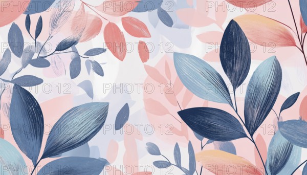 Hand Drawn Doodle Floral Plants: A Creative Abstract Art Pattern For Wall Decoration, Postcard, Poster, Or Brochure, AI generated