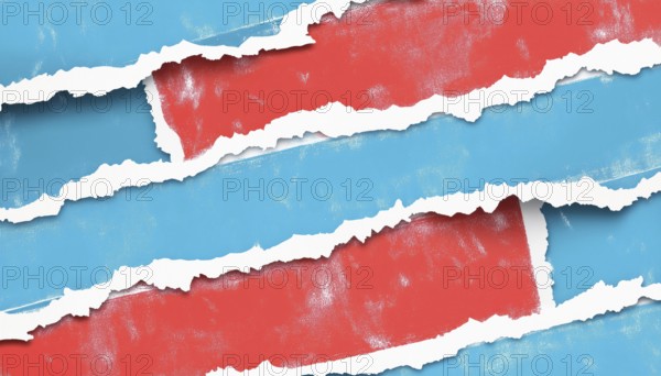 Festive Blue And Red Christmas Striped Paper Tape - Perfect For Holiday Decorations, Crafting, And Gift Wrapping With Adhesive, AI generated