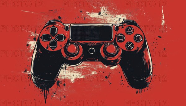 Everyday Is Game Day Joystick Gamer Tee Shirt Graphics - A Collection Of Graphics For Tee Shirts Catered Towards Joystick Gamers Who Play Every Day, AI generated