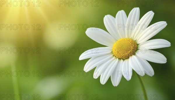 Stunning White Daisy: Ideal For Wedding, Birthday, Mother'S Day, And Seasonal Holiday Invitations And Greeting Cards. Versatile And Elegant Flower, AI generated
