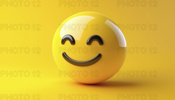 100% Emoji: Emoticon Depicting One Hundred Percent. Symbol Of Full Commitment And Satisfaction. Popular Icon Used To Show Complete Approval, AI generated