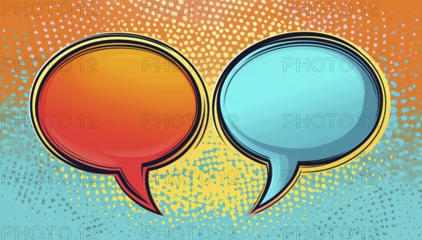 Customizable Widths For Speech Balloons In Speech Bubble S No.19 Inspired By Pop And American Comics. Make Your Voice Heard!, AI generated