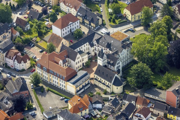 Aerial view, Ursuline Convent, Werl, Soester Börde, North Rhine-Westphalia, Germany, DE, Europe, Convent, aerial view, aerial photography, aerial photography, religious site, overview, bird's-eye view, overview