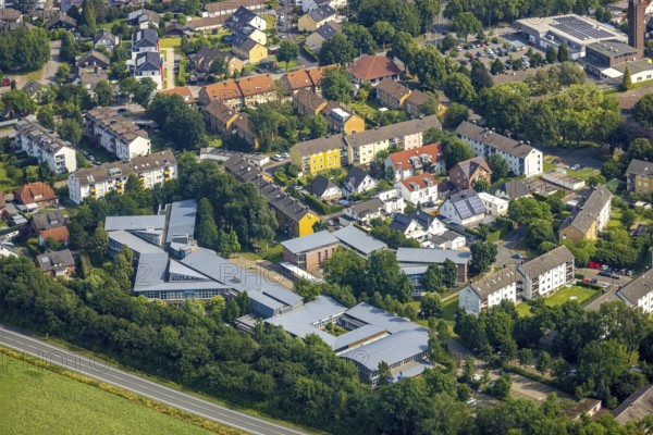 Aerial photo, Hedwig-Dransfeld-Schule, Werl, Soester Börde, North Rhine-Westphalia, Germany, education, educational institution, DE, Europe, teaching institute, aerial photo, aerial photography, aerial photography, school, special school, overview, bird's-eye view, overview