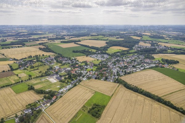 Aerial view, aerial view Billmerich, Unna, Ruhr area, North Rhine-Westphalia, Germany, DE, Europe, property tax, real estate, aerial view, aerial photography, aerial photography, townscape, city area, overview, bird's eye view, residential complex, living and living, residential area, residential buildings, quality of life, birds-eyes view, overview