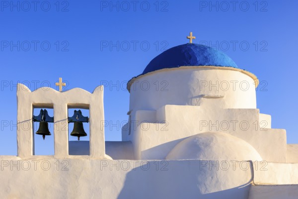 Sunrise serenity over Sifnos Iconic blue domes, Sifnos, Cyclades Islands, Greece