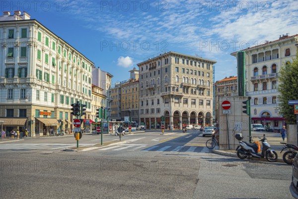 Piazza Carlo Galdoni in Trieste, Friuli-Venezia Giulia, Italy