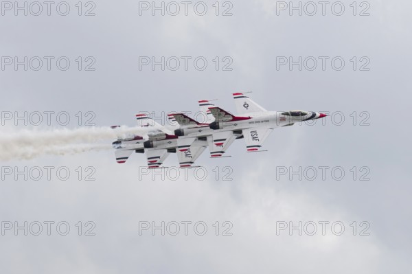 Aviation, USAF fighter jets at an air show, Mirabel, Province of Quebec, Canada