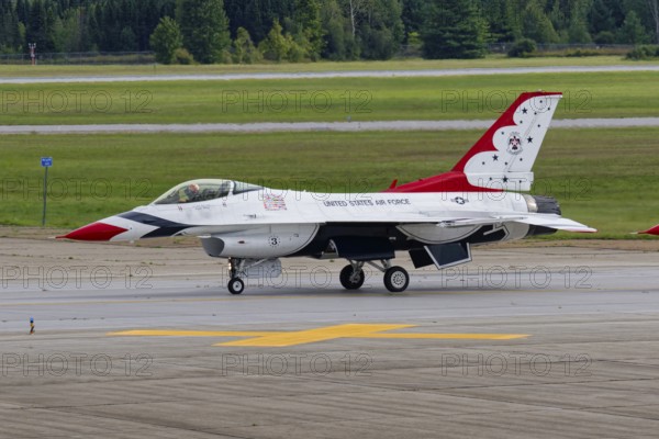 Aviation, USAF fighter jets at an air show, Mirabel, Province of Quebec, Canada