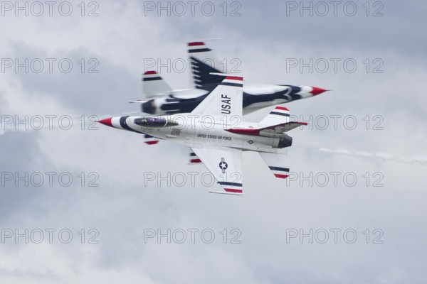 Aviation, USAF fighter jets at an air show, Mirabel, Province of Quebec, Canada