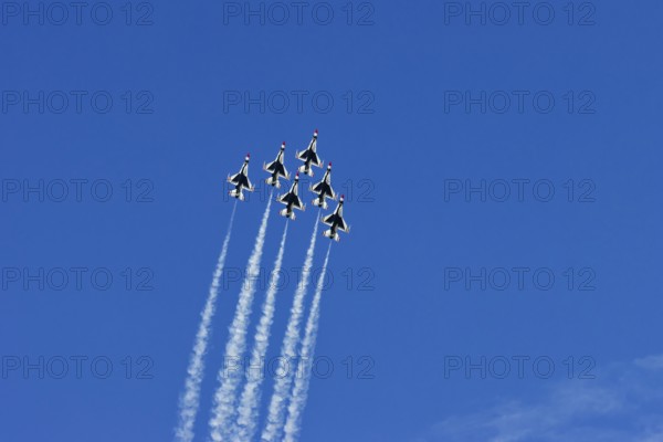 Aviation, USAF fighter jets at an air show, Mirabel, Province of Quebec, Canada
