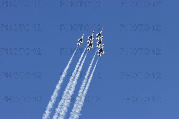 Aviation, USAF fighter jets at an air show, Mirabel, Province of Quebec, Canada