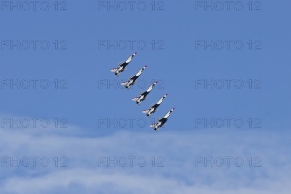 Aviation, USAF fighter jets at an air show, Mirabel, Province of Quebec, Canada