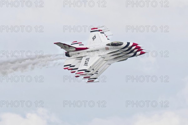 Aviation, USAF fighter jets at an air show, Mirabel, Province of Quebec, Canada