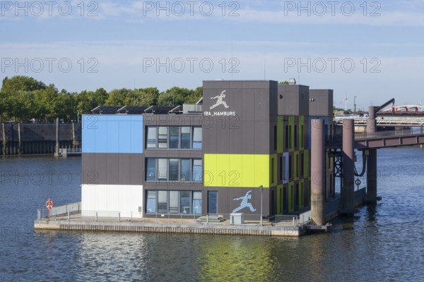 Information centre IBA Dock in Müggenburger Zollhafen, Veddel, Hamburg, Germany