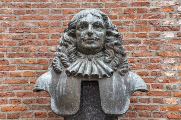 Bust of General Carl von Rabenhaupt in Groningen, Netherlands