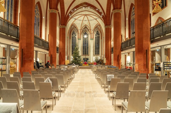 Interior of St John's Church in Göttingen, Lower Saxony, Germany