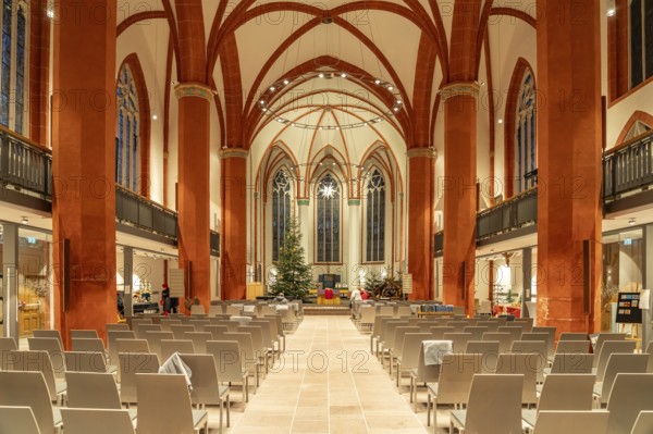 Interior of St John's Church in Göttingen, Lower Saxony, Germany