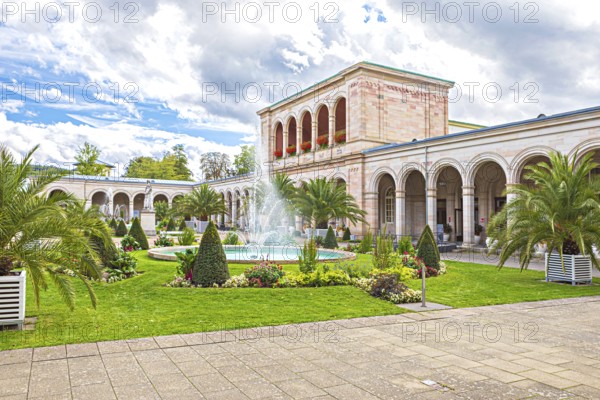 Bavarian State Spa and Spa Garden in Bad Kissingen, Bavaria, Germany