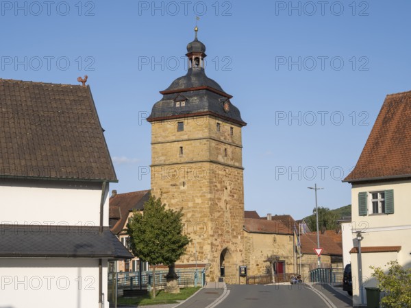 Alte Darre, town tower, old town, Bad Staffelstein, Upper Franconia, Franconia, Bavaria, Germany