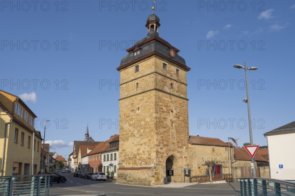 Alte Darre, town tower, old town, Bad Staffelstein, Upper Franconia, Franconia, Bavaria, Germany