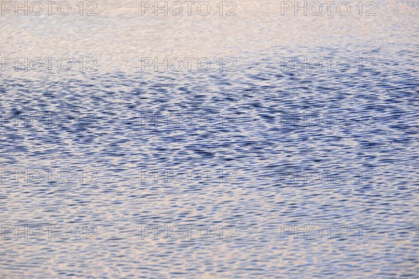 Light reflections on the wavy water surface, Lake Möhne, Möhne Dam, North Rhine-Westphalia, Germany