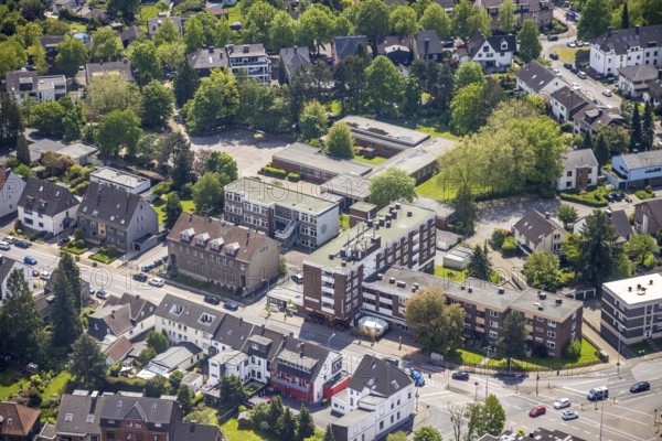 Aerial photograph, Lierbergschule - Städt. Primary school, Speldorf, Mülheim an der Ruhr, Ruhr area, North Rhine-Westphalia, Germany, education, educational institution, DE, Europe, primary school, teaching institute, aerial view, aerial photography, aerial photography, school, overview, bird's-eye view, overview