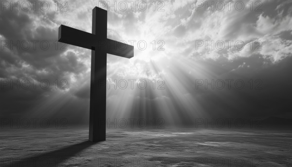 Religious Symbolism: The Christian Cross. Emblems Of Faith: Crosses In Religion. Exploring The Significance Of The Christian Cross In Religious Iconography, AI generated