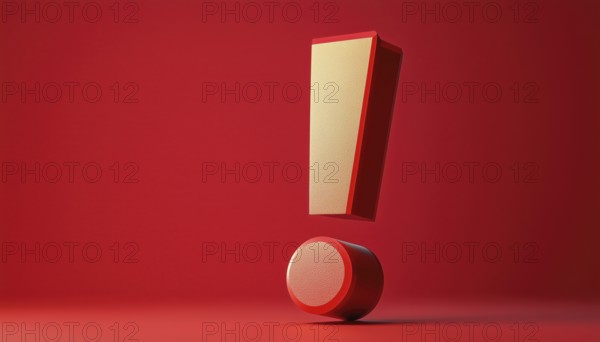 The Exclamation Mark Art: A Continuous Expression Of Exclamation Marks And Points. A Unique Portrayal Of Punctuation In Art, AI generated