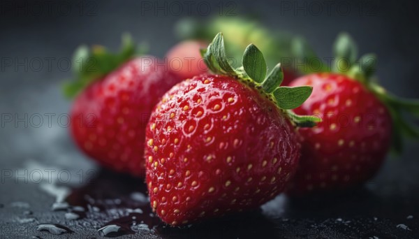Delicious And Juicy Strawberries Bursting With Flavor And Loaded With Natural Sweetness, Perfect For Snacking, Baking, Or Adding To Salads. Rich In Vitamins And Antioxidants, AI generated