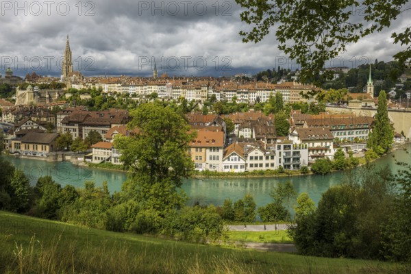 Panorama, Old Town, Bern, Canton of Bern, Switzerland